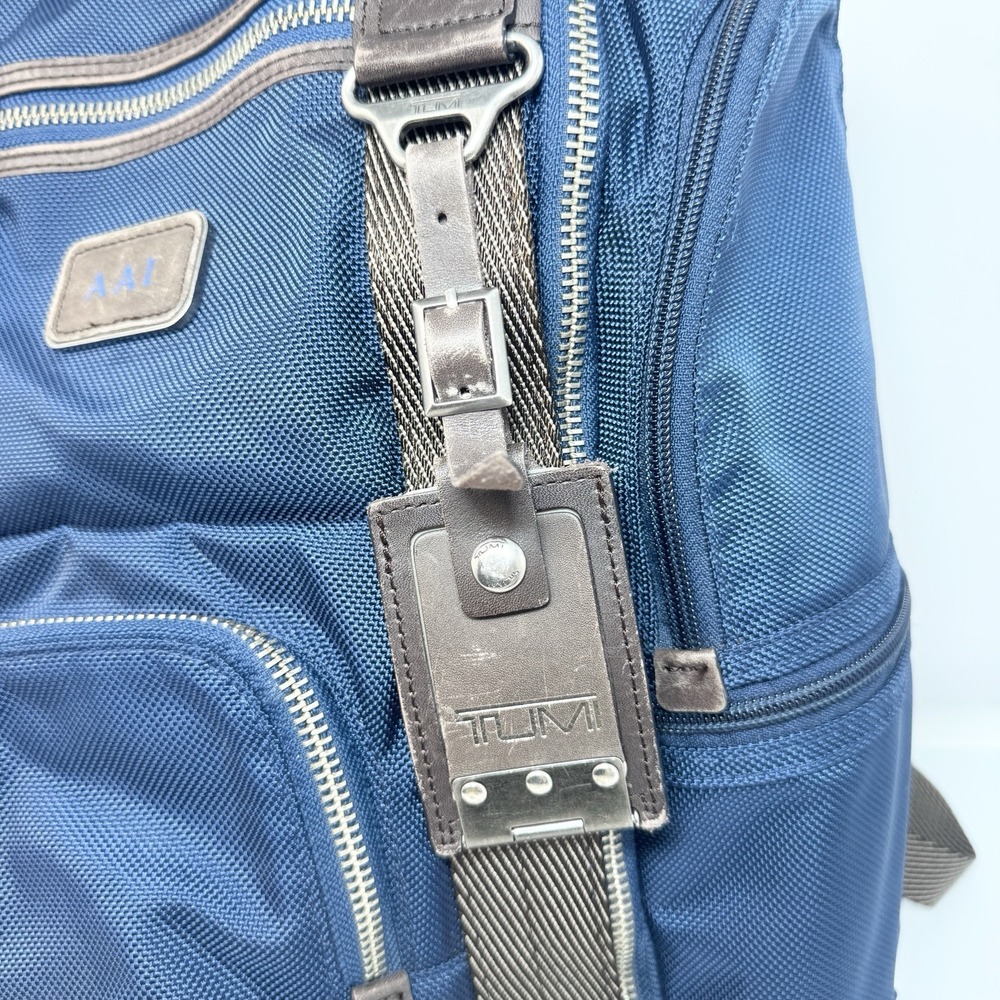The TUMI Alpha Bravo Kingsville Deluxe Backpack Nylon Canvas Ballistic Bag 22382 - Picture 2 of 12